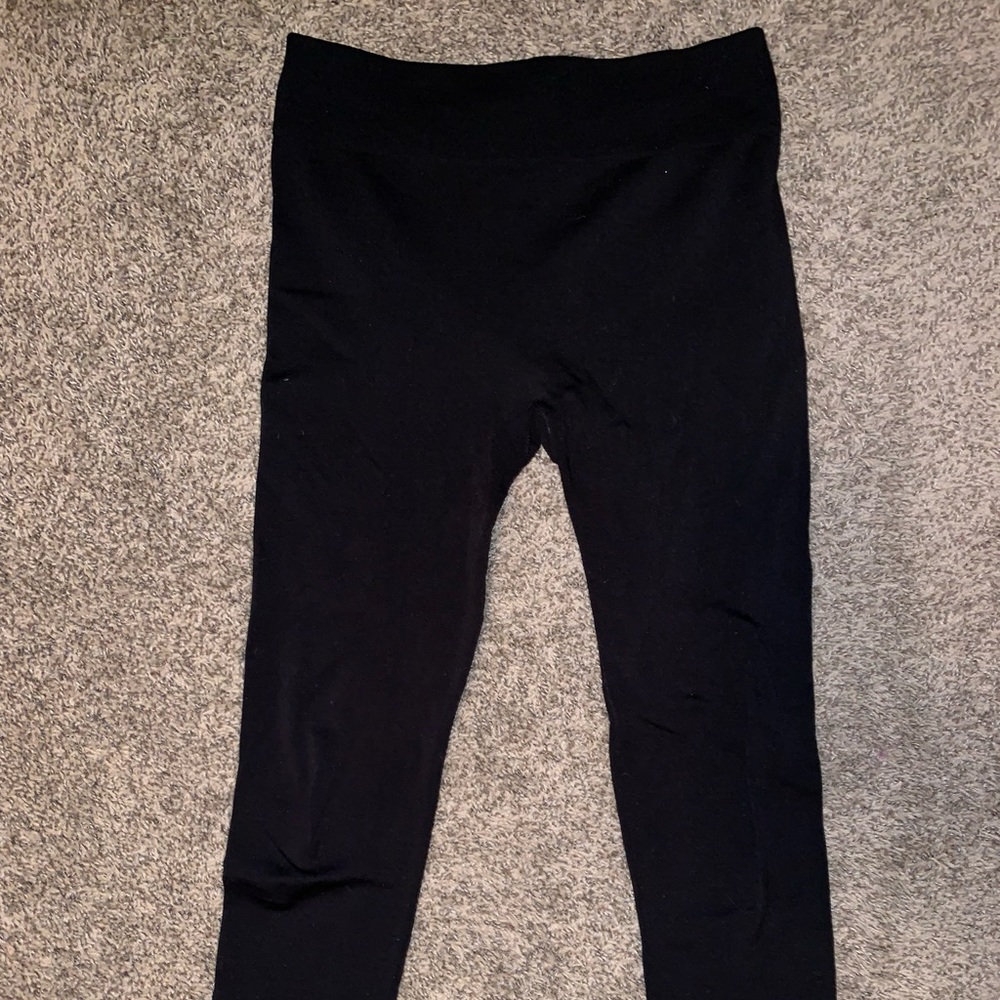 One size, fleece line stretchy legging 🖤